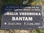 BANTAM Amalia Vredricka 1954-2005