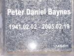 BAYNES Peter Daniel 1941-2005