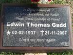 GADD Edwin Thomas 1937-2007