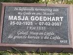 GOEDHART Masja 1925-2007