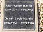 HARRIS Alan Keith 1977-1996 :: HARRIS Grant Jack 1984-2008