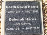 HARRIS Garth David 1954-2007 & Deborah GLEAVE 1951-2007