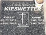 KIESWETTER Ralph 1932-1999 & Kobie 1933-2007