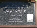 KLERK Joppie, de 1921-2004