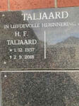 TALJAARD H.F. 1937-2018