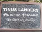 LANDERS Tinus 1965-2007