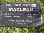 MACLEAN William Mathie 1919-2005