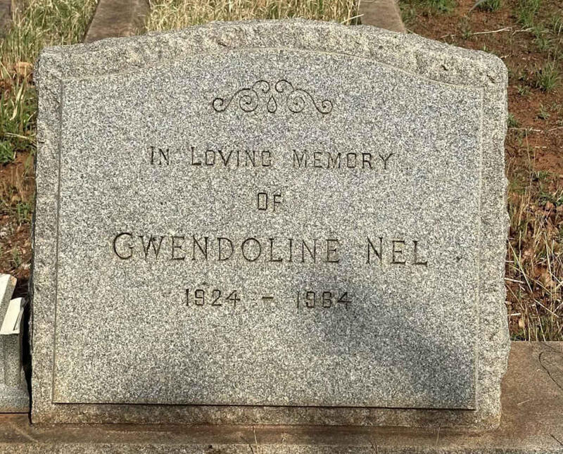 NEL Gwendoline 1924-1964