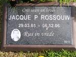 ROSSOUW Jacque P. 1985-2006
