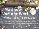WERF Matthew, van der 2007-2007
