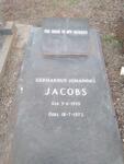 JACOBS Gerhardus Johannes 1935-1973