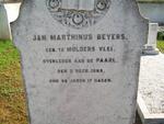 BEYERS Jan Marthinus -1889