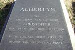 ALBERTYN Christoffer 1882-1958
