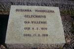 GELDENHUYS Susanna Magdalena nee WILLEMSE 1872-1951