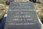 ALBERTYN Susanna Elizabeth nee BEUKES 1886-1952