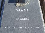 GIANI Thomas 1948-1996