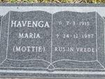 HAVENGA Maria 1915-1987