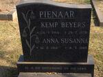 PIENAAR Kemp Beyers 1914-1979 & Anna Susanna 1916-1985