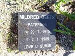 BEETS Mildred nee PATERSON 1910-1985