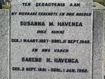 HAVENGA Barend H. 1881-1950 & Susanna M. KUHN 1887-1948