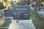 BILLINGHAM John William 1887-1975 & Elizabeth 1887-1965