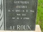 ROUX Gertruida Jacoba, le 1895-1966