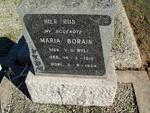 BORAIN Maria nee V.D. BYL 1916-1954