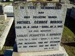 BURDEN Michiel George 1888-1957 & Sarah Jeanetta  1895-1974