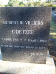 COETZEE Hubert de Villiers 1913-1969