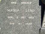LUND Maria -1939