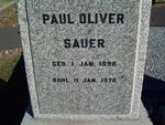 SAUER Paul Oliver 1898-1976
