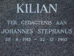 KILIAN Johannes Stephanus 1915-1967