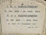 KOEGELENBERG J.A.L. 1879-1945 & H.F.J. 1880-1956