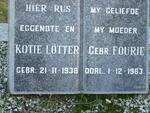 LOTTER Kotie nee FOURIE 1938-1963