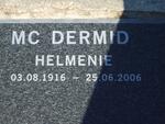 McDERMID Helmenie 1916-2006