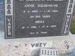 VREY Dries 1906-1989 & Annie GELDENHUYS 1908-1960