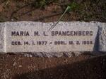 SPANGENBERG Maria M.L. 1877-1956