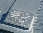 WYK Hennie Rood, van 1911-1982