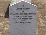 MARTIN William George 1903-1904