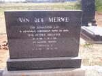 MERWE Izak Petrus, van der 1896-1969 & Cornelia P. 1892-1974
