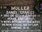 MULLER Daniel Charles 1952-2001