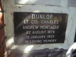 DUNLOP Andrew Montague 1879-1953