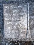 LANGEVELD Anna Maria nee DE WIT 1897-1976