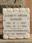 BARNARD Elizabeth Adriana 1890-1958
