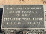 TERBLANCHE Stephanie 1959-1959