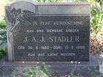 STADLER J.A.J. 1883-1969