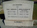 LINDE Louis Hercules 1880-1948 & Maria Elizabeth STEYN 1880-1957