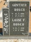 ROSCH Günther 1896-1973 & Luise F. 1896-1986