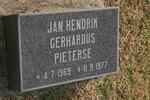 PIETERSE Jan Hendrik Gerhardus 1969-1977