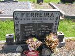 FERREIRA Anthony Leopold 1894-1961 & Hermina Catherina TIRAN 1895-1968